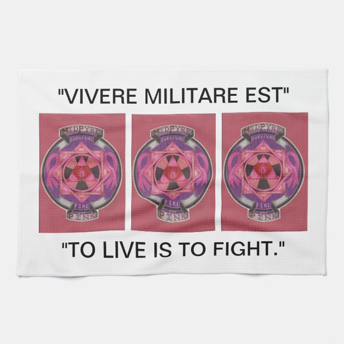 MidPyre Pink logo Hand Towel