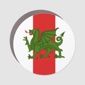 Midrealm populace badge car magnet