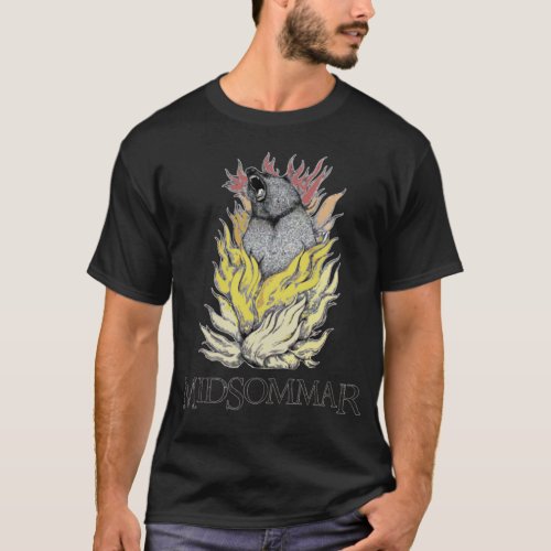 Midsommar  Bear in flames   T_Shirt