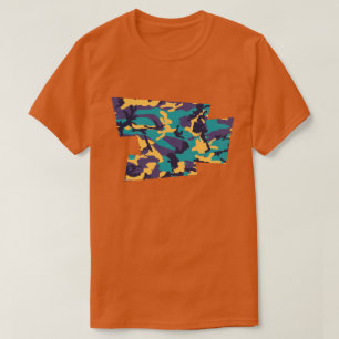 Midsummer Camo Pattern Blown Pixel T-Shirt