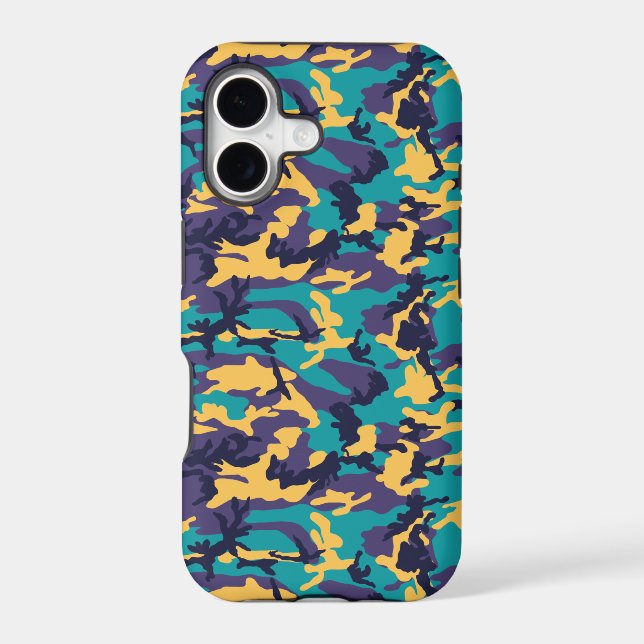 Midsummer Camo Pattern Iphone Case (Back)
