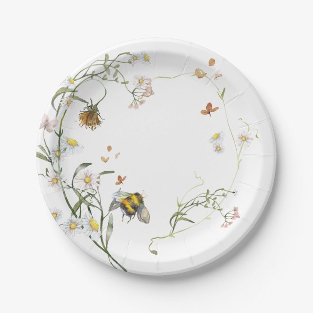 Midsummer collection paper plates (Front)
