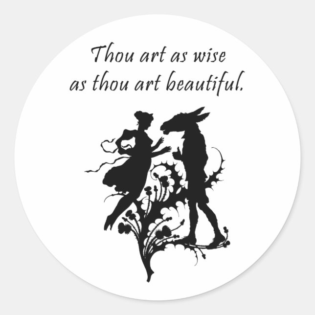 Midsummer Dream Classic Round Sticker (Front)