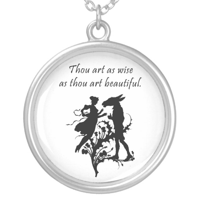 Midsummer Dream Silver Plated Necklace (Front)