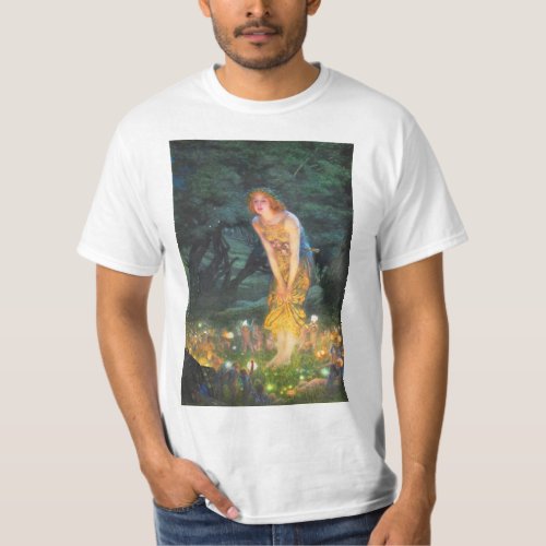 Midsummer Eve 1908 by Edward Robert Hughes T_Shirt