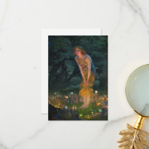 Midsummer Eve by Edward Robert Hughes Thank You Card