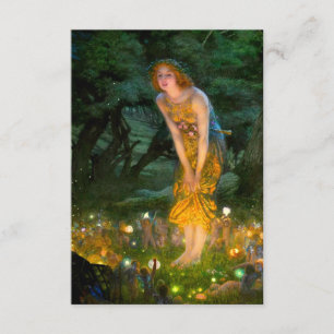 Midsummer Eve Edward Robert Hughes Enclosure Card