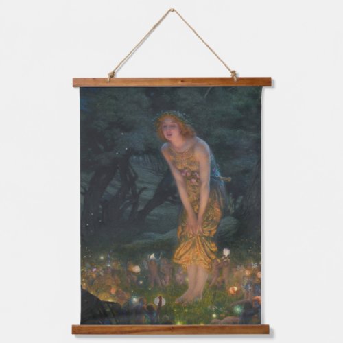 Midsummer Eve Edward Robert Hughes Fairies Fantasy Hanging Tapestry