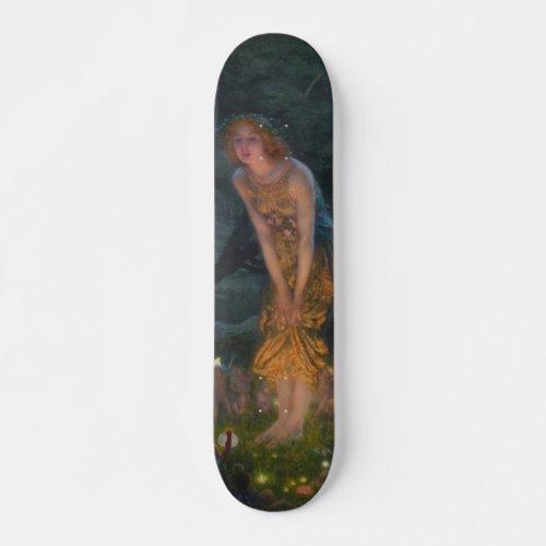 Midsummer Eve Edward Robert Hughes fairies fantasy Skateboard