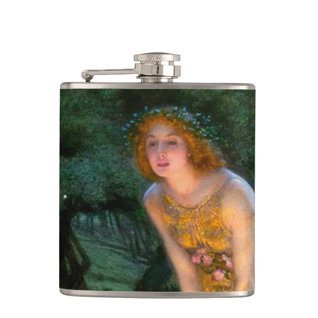 Midsummer Eve Edward Robert Hughes Flask (Front)