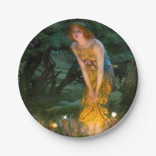 Midsummer Eve Edward Robert Hughes Paper Plates