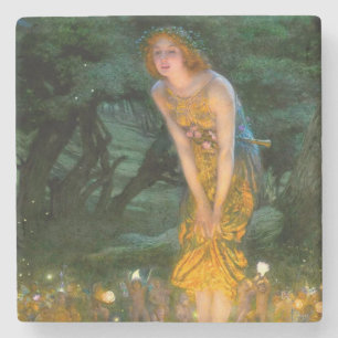 Midsummer Eve Edward Robert Hughes Stone Coaster