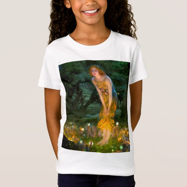 Midsummer Eve Edward Robert Hughes T-Shirt (Front)