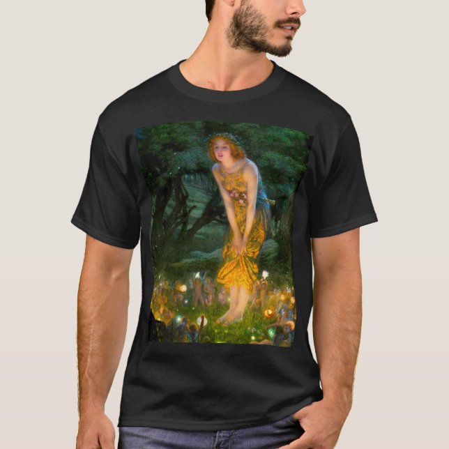Midsummer Eve Edward Robert Hughes T-Shirt (Front)