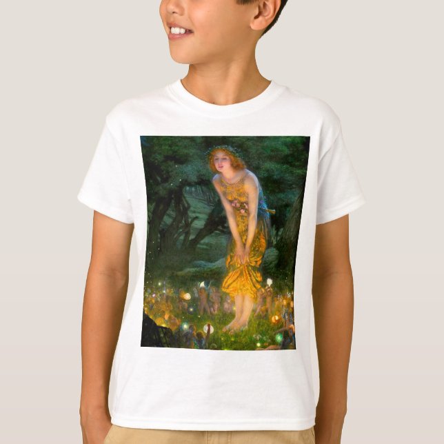 Midsummer Eve Edward Robert Hughes T-Shirt (Front)