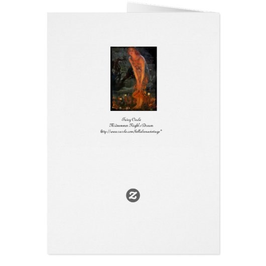 Midsummer Eve Fairy Circle (Back)