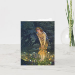 Midsummer Eve Fine Art Summer Solstice Greeting Card