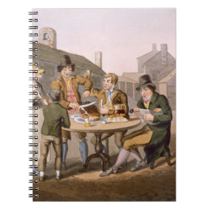 Midsummer Eve, from `Costume of Yorkshire' engrave Notebook