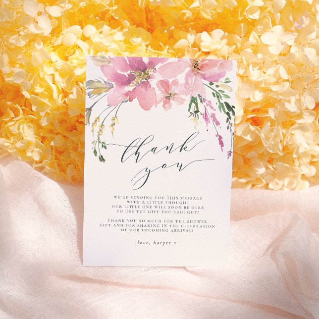 Midsummer Floral Bouquet Elegant Thank You (Creator Uploaded)