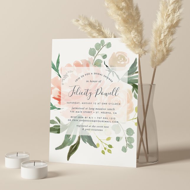 Midsummer Floral Bridal Shower Invitation (Creator Uploaded)