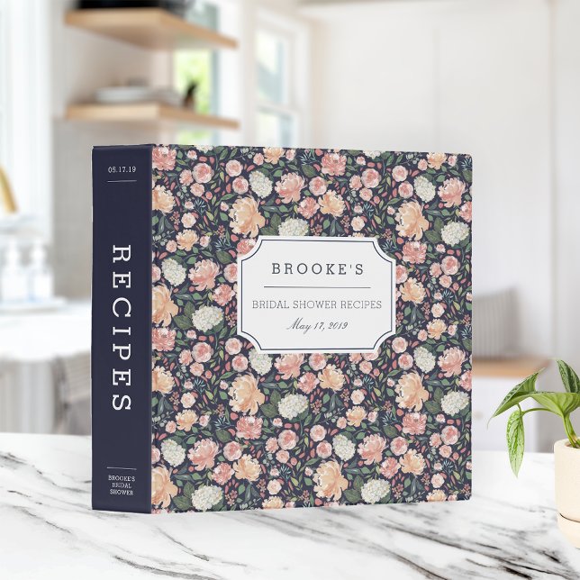 Midsummer Floral Bridal Shower Recipe Binder (Creator Uploaded)