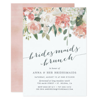 Midsummer Floral | Bridesmaid Brunch Invitation