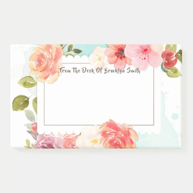 Midsummer Floral Dreams Post-it Notes (Front)