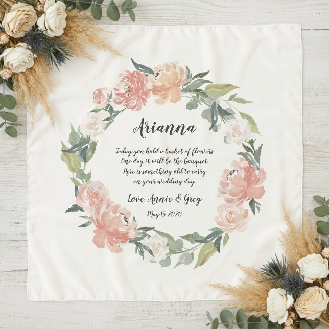 Midsummer Floral Flower Girl Poem Scarf (Creator Uploaded)