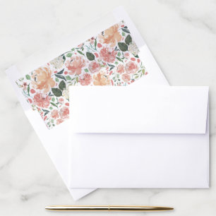 Midsummer Floral Pattern Envelope Liner