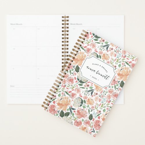 Midsummer Floral Personalized Planner