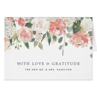 Midsummer Floral Personalized Thank You