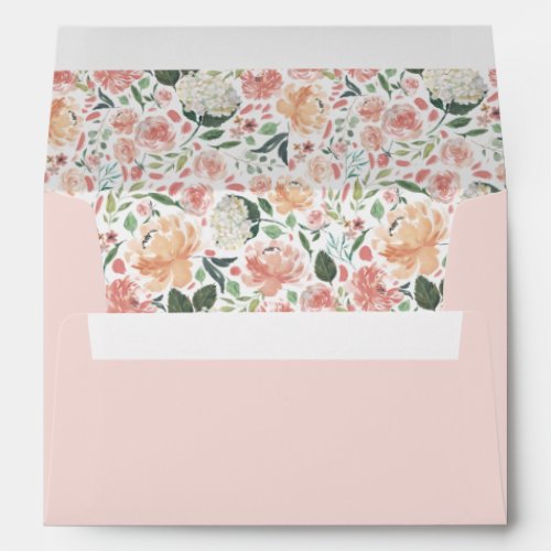 Midsummer Floral Pre_Printed Return Address Envelope