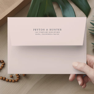 Midsummer Floral Pre-Printed Return Address Envelope