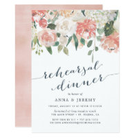 Midsummer Floral | Rehearsal Dinner Invitation