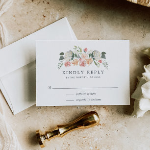 Midsummer Floral RSVP Card