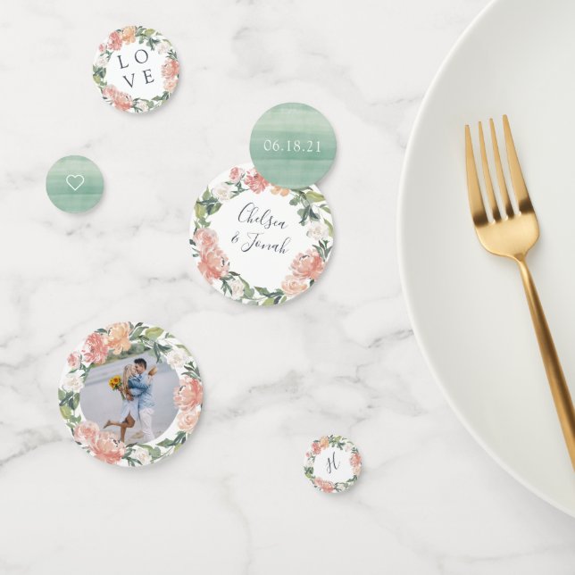Midsummer Floral Wedding Confetti (Group)