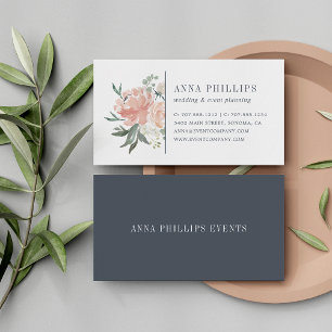 Midsummer Floral Wedding Planner Business Card