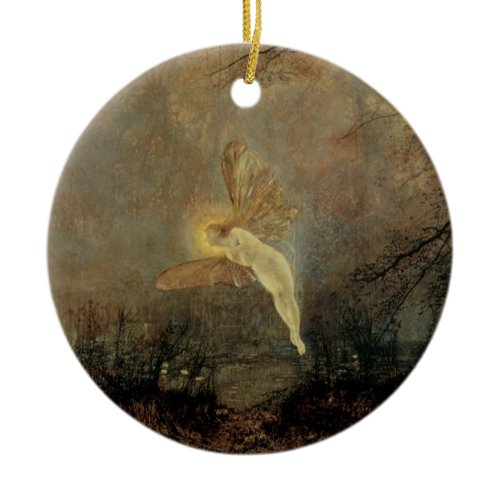 Midsummer Night by Grimshaw, Vintage Victorian Art Ceramic Ornament