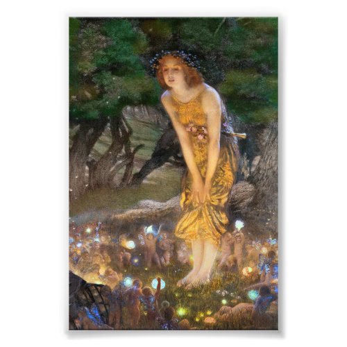 Midsummer Night Fairy Dance Photo Print