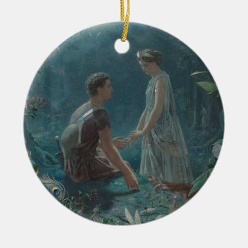 Midsummer Night Hermia and Lysander Ceramic Ornament