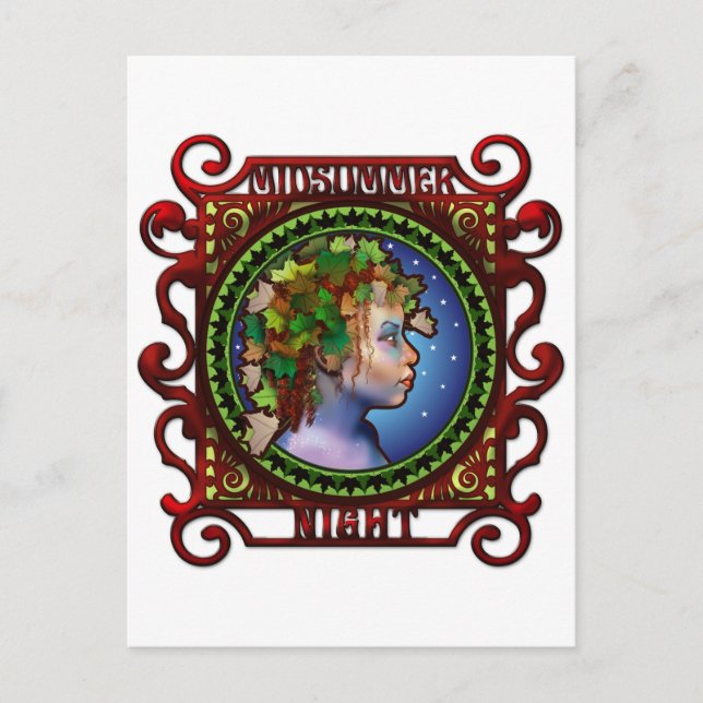 Midsummer Night Postcard (Front)