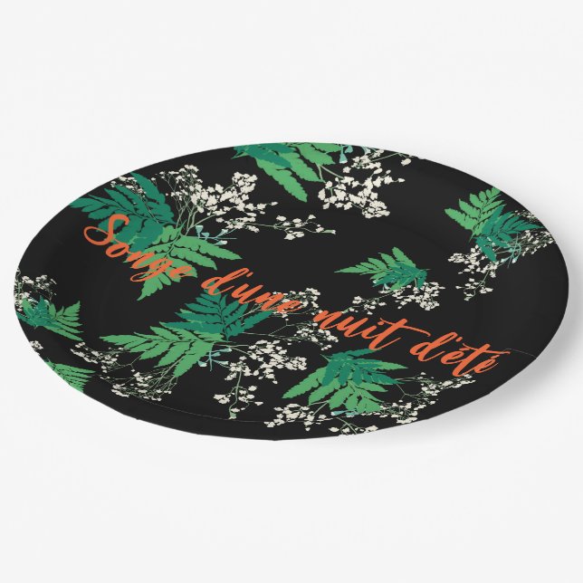 Midsummer night’s dream paper plates (Angled)