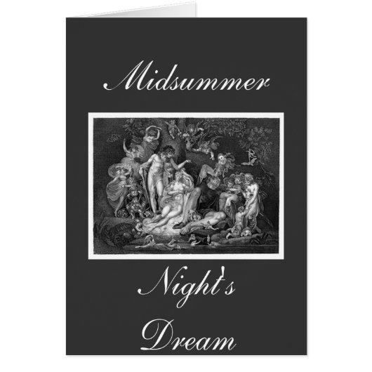 Midsummer Night's Dream Cards (Front)