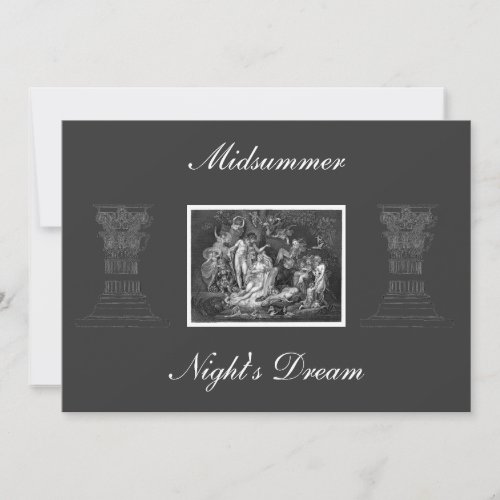 Midsummer Night's Dream Invitation
