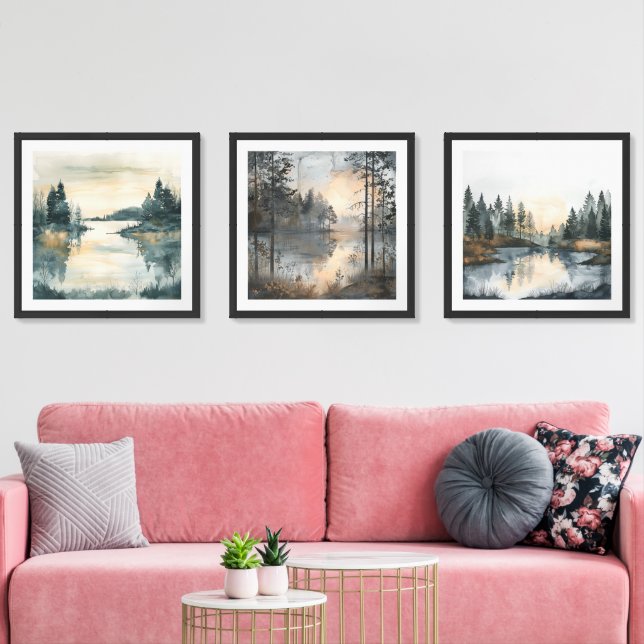 Midsummer Night's Dream Nordic Wall Art Sets (Livingroom)
