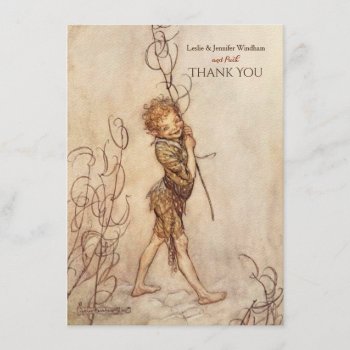 Midsummer Night's Dream Personalized Thank You by RiverJude at Zazzle