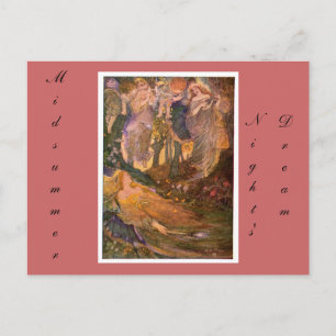Midsummer Night's Dream Postcard