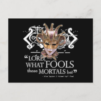Midsummer Night's Dream Quote Postcard