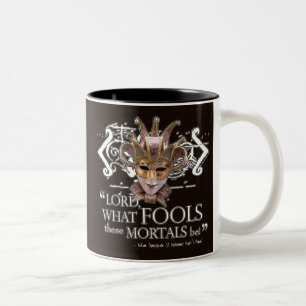 Midsummer Night's Dream Quote Two-Tone Coffee Mug
