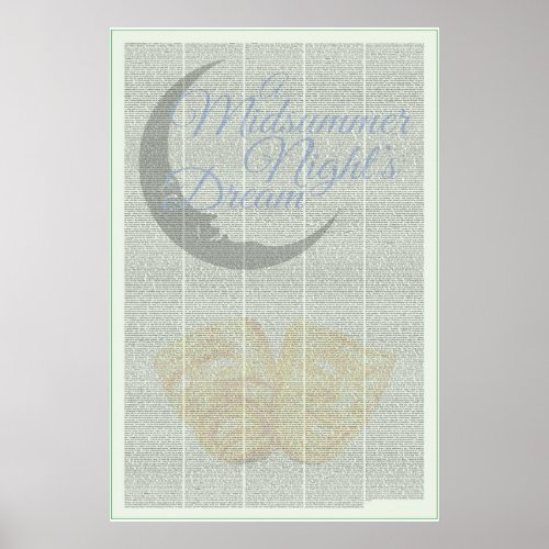 Midsummer Nights Dream _ the Whole Play Poster